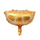 thumbnail image 5 of Globo de fiesta Papel de aluminio Forma de fruta Bewildely Naranja 2piezas, 5 of 6