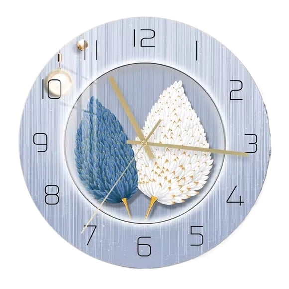 Reloj y reloj de pared for sala de estar, hogar, moda, comedor, reloj de cuarzo simple y silencioso, adecuado for sala de estar, estudio, dormitorio, oficina