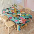 thumbnail image 6 of German Shepherd Dog and Flower Rectangle Tablecloth 60"x102",Waterproof Polyester Rectangle Table Cloth, Wipeable Spillproof Polyester Tablecloth for Dining, Camping, Indoor and Outdoor, 6 of 6