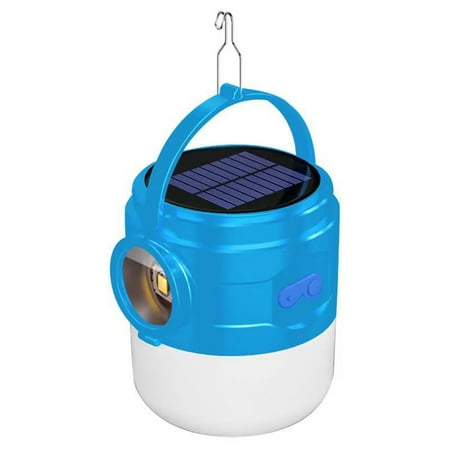 

UDIYO Solar Lamp User-friendly Waterproof Plastic Portable Camping Super Bright LED Emergency Light Birthday Gift