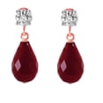 thumbnail image 2 of Galaxy Gold 14K Solid Gold Natural Diamond Stud Earrings for Women - Rose Gold Fine Jewelry, 2 of 2