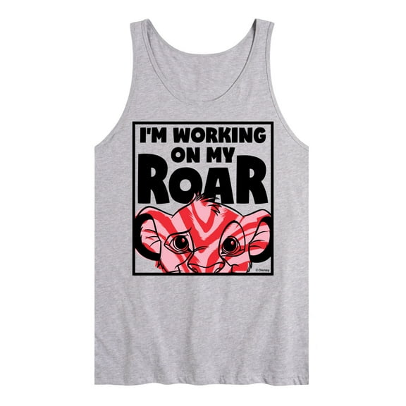 The Lion King - I'm Working on my Roar - Simba - Men's Jersey Tank Top