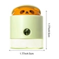 thumbnail image 3 of Manual Pencil Sharpener with Transparent Shavings Container, Compact Handheld Design, Precision Metal Blade, Portable for School and Office Use, 4.7 x 4.7 x 4.7 cm, 3 of 6