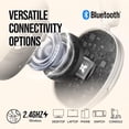 thumbnail image 4 of Auriculares inalámbricos para juegos OXS Storm A2, cancelación activa de ruido, supraaurales con micrófono, Bluetooth 5.4 y 2.4 GHz de baja latencia, modos de ecualización dual, 70 horas de reproducci, 4 of 7