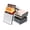 Gray + Silver +Gold, variant on MOAMUN 3 Pcs Metal Cigarette Box Case Holder (20 Capacities), Cigarette Cigar Protective Cover, Brushed Aluminum Cigarette Case, Hard Box with Solid Magnetic Flip Top Closure (3 Colors, for Men)
