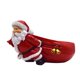 thumbnail image 4 of Escultura navideña de Papá Noel con recipiente de almacenamiento para dulces y otros artículos, ideal para la oficina, el dormitorio, o la, 4 of 9