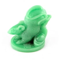 3" Green Chinese Zodiac Rat Statue Figurine