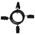 thumbnail image 4 of 40 Pack Curtain Rings with Clips, Drapery Clips with Rings, Drapes Rings 1.26 in Interior Diameter, Fits up to 1 in Curtain Rod, Black, 4 of 7