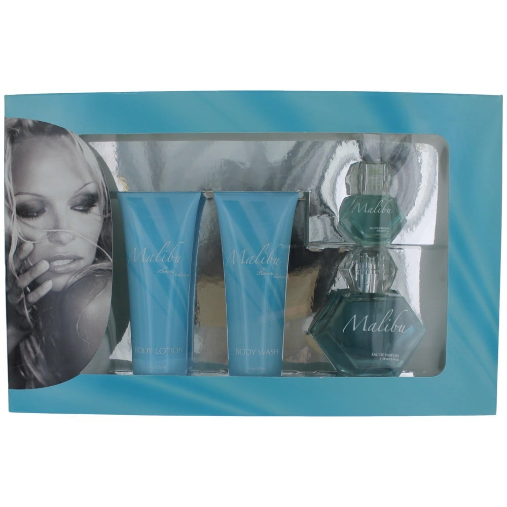 Malibu by Pamela Anderson, 4 Piece Gift Set for Women