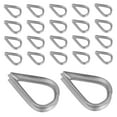 thumbnail image 1 of Raindrops 100Ud Terminales De Acero Inoxidable Para Cable Cuerda Uso Pesado Y Exteriores, 1 of 7