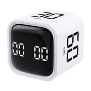 Aoqianlan Gravity Sensor Flip Cube Timer Efficient Power Usage Adjustable Volume Black