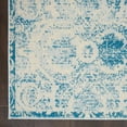 thumbnail image 4 of Nourison Jubilant Distressed Damask Blue 6' x 9' Area Rug, (6' x 9'), 4 of 8