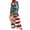 Blue(American Flag Floral Print), variant on 250 Anniversary Usa Flag Jumpsuits for Women Plus Size American Flag Stars Sleeveless Wide Leg Summer One Piece Adjustable Strap Patriotic Festival Jumpsuits Rompers Royal Blue L