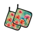 thumbnail image 6 of Carolines Treasures 7.5 x 7.5 in. Roses in Watercolor Pot Holders - Set of 2, 6 of 28