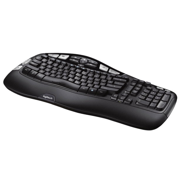 Logitech K350 ワイヤレスキーボード Logitech K350 Full Size Wireless Keyboard, Black with Windows