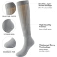 thumbnail image 4 of Slouch Socks Women Winter Knee High Scrunch Socks Women,Long Slouchy Scrunchie Boot Socks for Women Girls Size 5-11, 4 of 8
