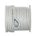 thumbnail image 2 of Seachoice Anchor Line Rope, 3-Strand Twisted, White, Nylon, 1/2 In. X 100 Ft., 2 of 4