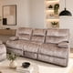 thumbnail image 1 of Sala Reclinable 3-1 Moderna Tapizada Confort Premium Beige Reinicia 21 Muebles, 1 of 5