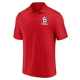 thumbnail image 4 of Men's Fanatics Branded Red/White St. Louis Cardinals Two-Pack Logo Lockup Polo Set, 4 of 5