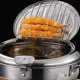 thumbnail image 4 of Stainless Steel Frying Pot With Thermometer And Oil Drip Drainer Rack, 2024 New, 4 of 5
