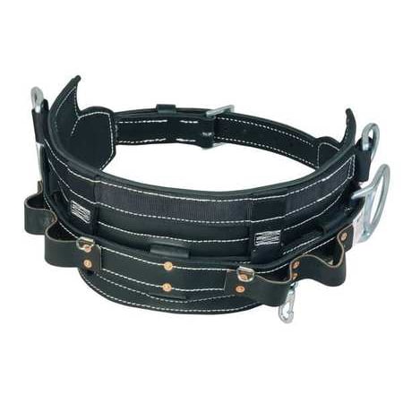 MILLER BY HONEYWELL 8449-1/D22BK Body Belt,36 to 46 In,2 Anchor Points