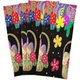 thumbnail image 2 of GZHJMY Easter Egg Kitchen Dish Towel 6 Pack, Soft Absorbent Dishcloths Reusable Hand Towel Washable Tea Towels for Home Kitchen Bar Table Decor, 28 x 18 Inch Washcloths Decorative Towels, 2 of 7
