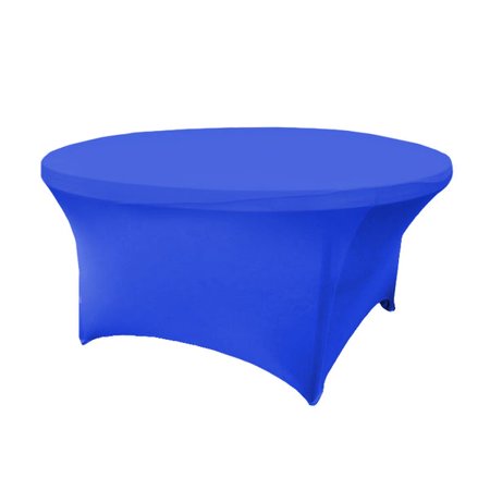 

1 Pc 5Ft Round Spandex Table Cover - Royal Blue for Party Birthday and Home Décor