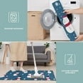 thumbnail image 6 of Blue Christmas Snowman Pattern Kitchen Rugs Sets Of 3,Kitchen Runner Rugs Non Skid Washable,Decorative Kitchen Floor Mats for Kitchen,Sink,Laundry,17"x30"+ 17"x47" + 17"x59", 6 of 6