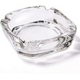 thumbnail image 1 of Glass Ashtray, Home Ashtrays for Cigarettes, Outdoor Ashtray for Weed, Cigar Cool Ashtrays Cute Ashtray Square Transpare The best one, 1 of 5