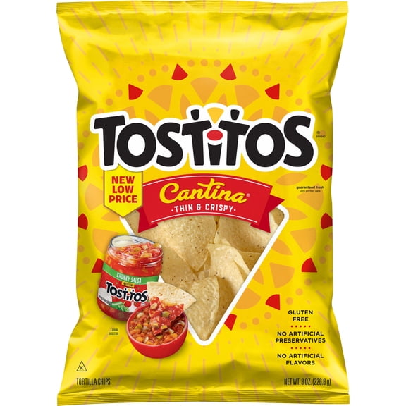 Tostitos Cantina Thin and Crispy Tortilla Chips, 8 oz
