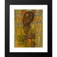 thumbnail image 2 of Kuzma Petrov-Vodkin 11x14 Black Modern Framed Museum Art Print Titled - Portrait of an African Boy (&nbsp;1907), 2 of 5