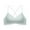 AS19-Mint Green, variant on Seamless V-Neck Women Sports Bras Thin Straps Cross Back Wireless Workout Yoga Bras For Small Chests Black 38