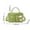 Green #3, variant on Diaper Bag For Infant Large Capacity Pockets Wrap Straps For Stroller Pendant Bear Brooch Infant Bottle Diaper Postpartum Infant Pack