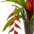 thumbnail image 2 of Bromeliad and Heliconia in Vase, 2 of 4