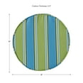 thumbnail image 6 of Greendale Home Fashions Outdoor 18'' x 18'' Round Seat Pad, Set of 2, Cayman Stripe, 6 of 7