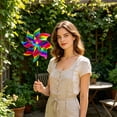 thumbnail image 5 of Bird Repellent Pinwheel, Reflective Laser Red and Blue, 1 Piece for Outdoor Garden Yard, Deter Scare Birds Away Decorative Garden Windmill, 5 of 6