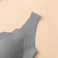 thumbnail image 5 of Fatuov Daily Wear Bra for Women Push Up Solid Color No Underwire Bralette Seamless Full Coverage Soft Bra 40A, Gray, 5 of 5