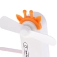 thumbnail image 4 of ventidor de mano portátil USB Recargable Air Travel Orange naranja perfke Ventilador USB de mano, 4 of 9
