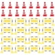 thumbnail image 1 of Xing 32 piezas de juguetes de tráfico para niños, mini vallas, conos de bloqueo, juguetes educativos, 1 of 4