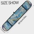 thumbnail image 3 of Yayeee Double Oven Mitt Kitchen Heat Resistant Baking 35" x7" Quilted Glove, Crystal Ocean, 3 of 6