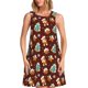 thumbnail image 1 of Disketp Christmas Gingerbread para Vestido sin Mangas para Mujeres, Vestidos de Verano para Mujeres, Casual y Holgado para la Playa, 1 of 7