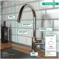 thumbnail image 4 of Hansgrohe 14872 Talis S² 1.75 GPM Pull-Down 1-Spray Kitchen Faucet - Brushed Gold Optic, 4 of 5