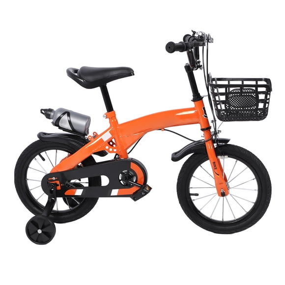 Bicicleta De Entrenamiento Para Niños, Bicicleta Para Niños Pequeños Con Ruedas De Entrenamiento, Manillar De Asiento Ajustable, Neumáticos De Goma Para Niños Y