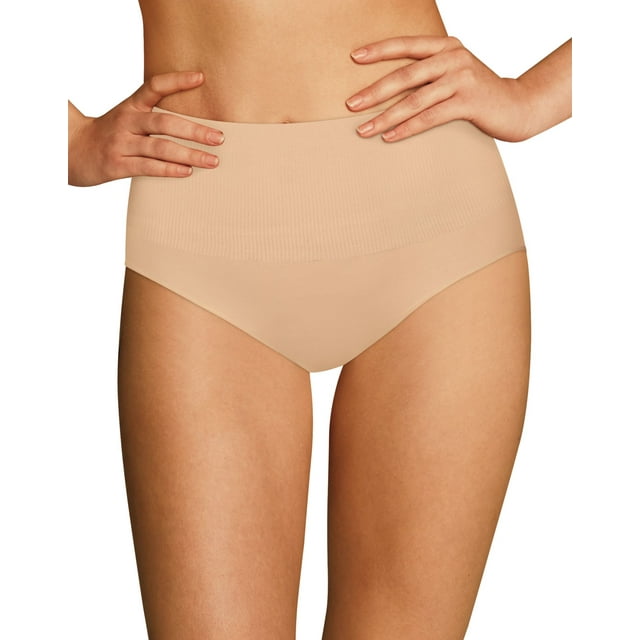 Maidenform Culotte Femme Domptez Votre Ventre, S, Nude 1/Transparent