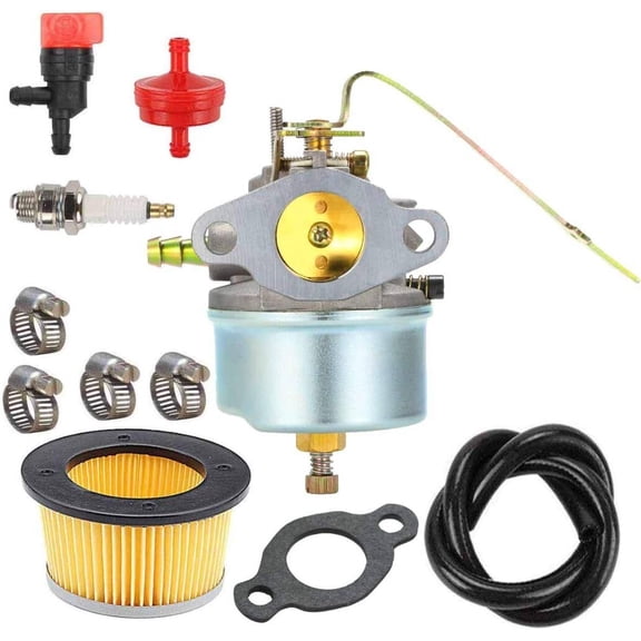632615 Carburetor for Tecumseh 632208 632589 H30 H35 Engine w/ 30727 Air Filter New