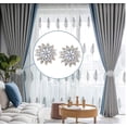 thumbnail image 7 of SUQ I OME Crystal Magnetic Curtain Tiebacks & Holdbacks Clips for Home Office Bedroom Décor, Silver, 2 Pieces, 7 of 7