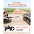 thumbnail image 3 of VEVOR Trailer Hitch Tri Ball Mount with D Shackle, Fit 2 Inch Receiver, 1-7/8 Inch, 2 Inch and 2-5/16 Inch Balls, 10000 lbs GTW, 6 Inch Drop, 3 of 9