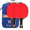 thumbnail image 1 of 6 Star 2Pcs Carbon Table Tennis Set Super Powerful Ping Pong Raet Bat For Adult Club Training New Upgraded 6 Star 2 Long, 1 of 6