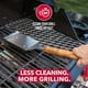 thumbnail image 5 of Clean BBQ Stainless Steel Barbecue Cleaning Brush, Barbecue Net, Grill Rack Cleaning, Removal, And Dirt Removal, Wooden Handle Copper Wire Brush, 5 of 5