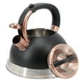 thumbnail image 2 of Mr. Coffee Flintshire 2.2 Quart Stainless Steel Whistling Tea Kettle in Black, 2 of 6